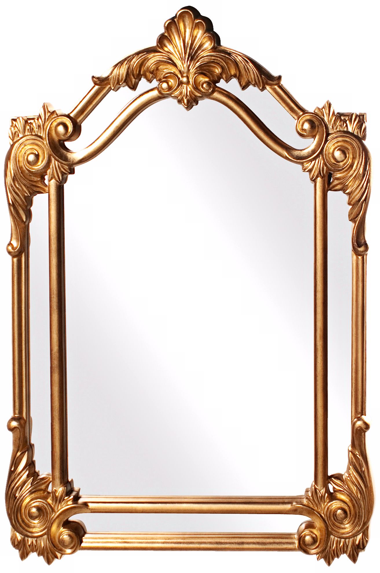 Howard Elliott Cortland 47" High Gold Decorative Wall Mirror
