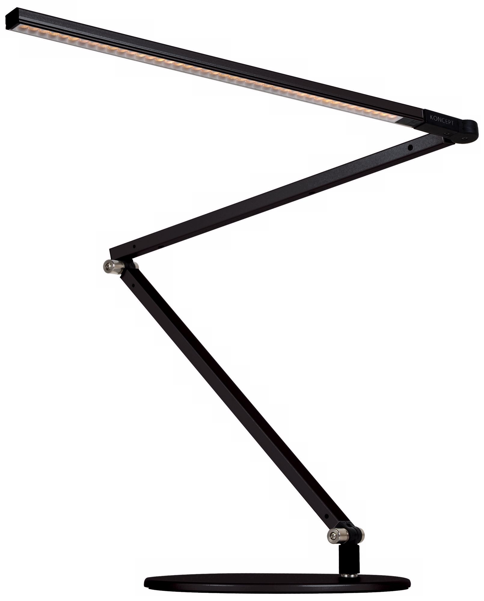 Koncept Gen 3 Z-Bar Warm Light LED Modern Desk Lamp Black