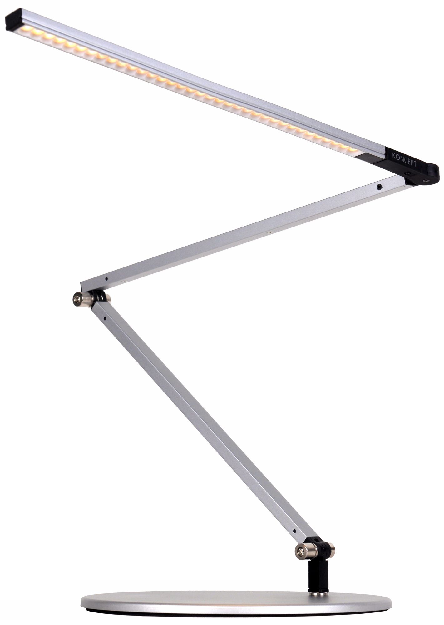 Koncept Gen 3 Z-Bar Slim Daylight LED Silver Desk Lamp