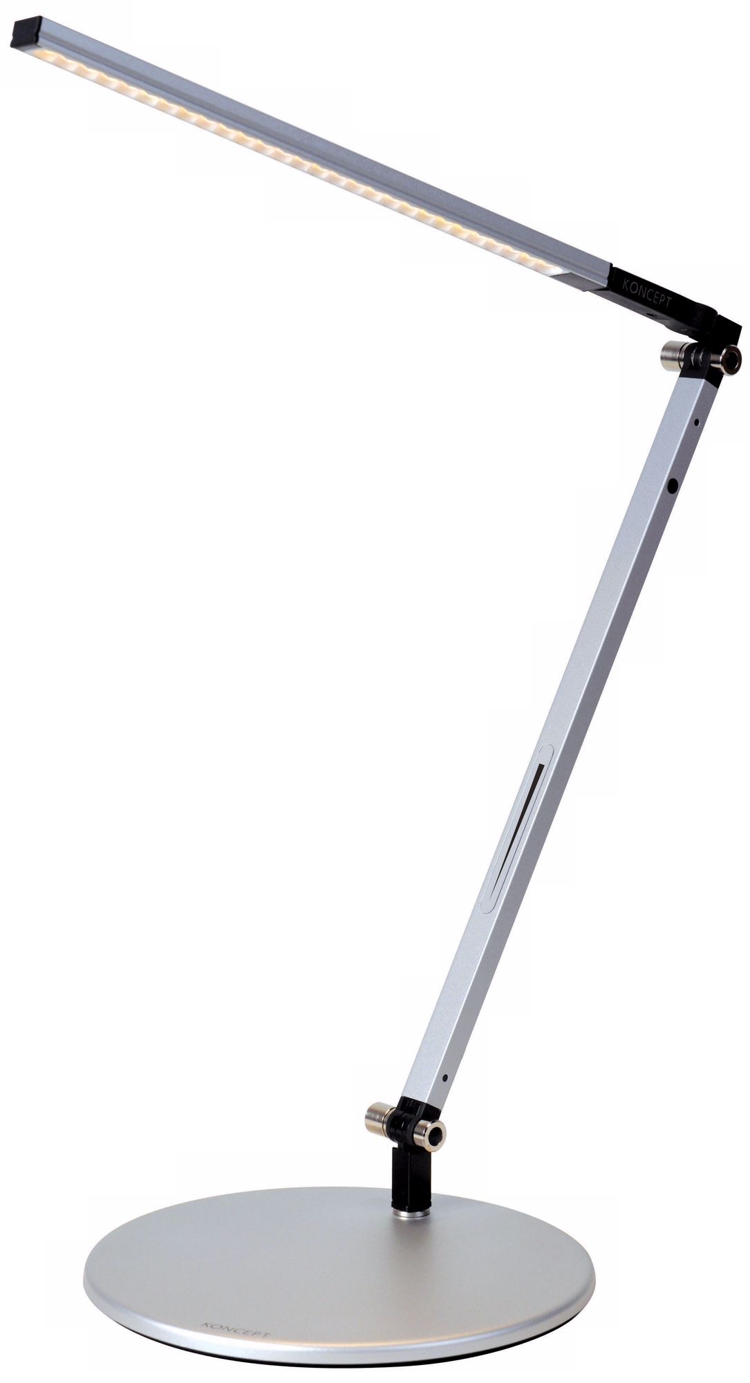 Koncept Gen 3 Z-Bar Solo Daylight LED Silver Desk Lamp