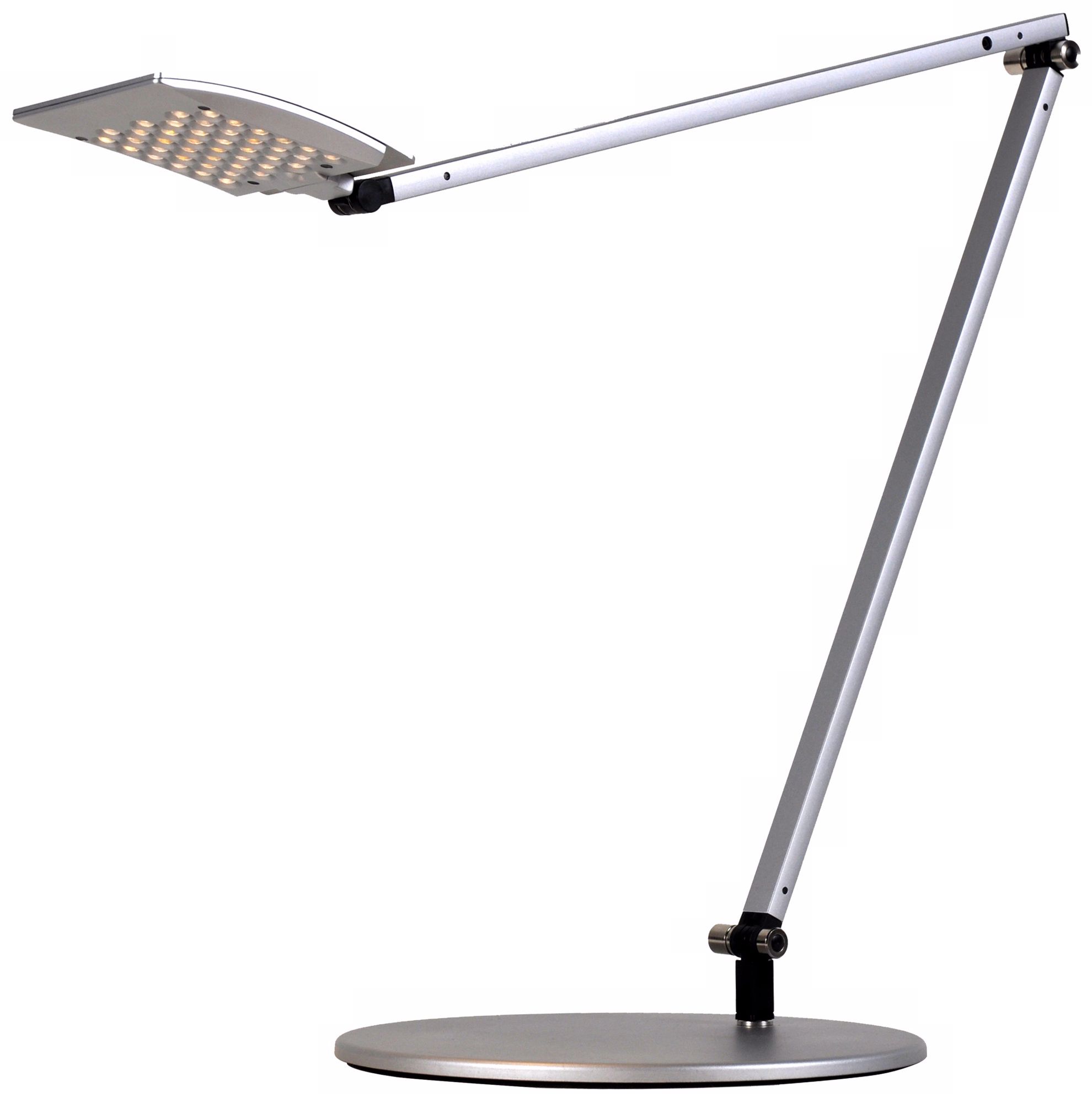 Koncept Gen 3 Mosso Warm Light LED Desk Lamp Silver