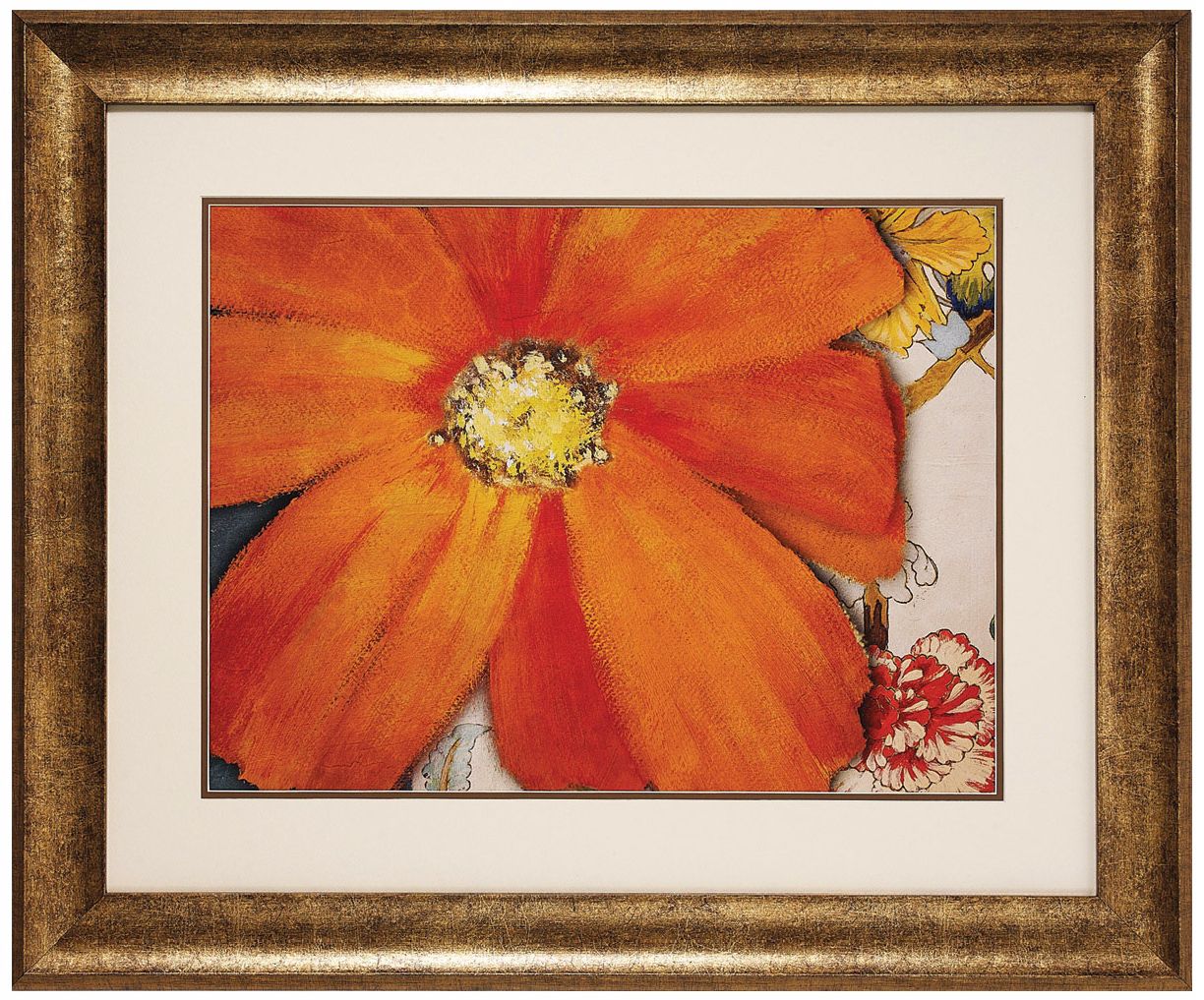Summer in Paris II Framed 35" Wide Flower Wall Art Print
