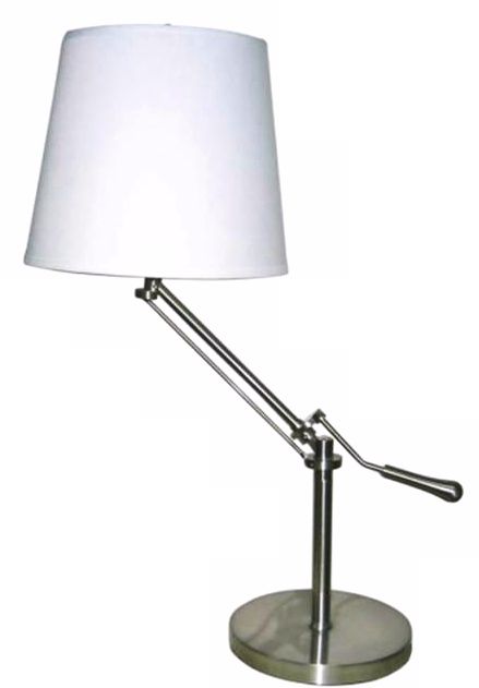 Lindale Brushed Nickel Adjustable Table Lamp
