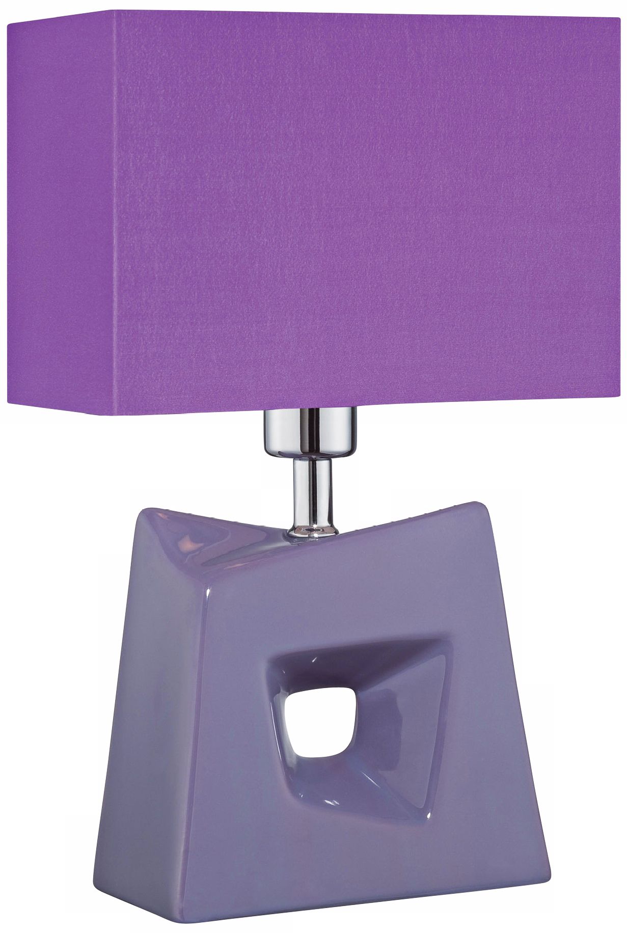 Lite Source Cynthia Purple Contemporary Table Lamp