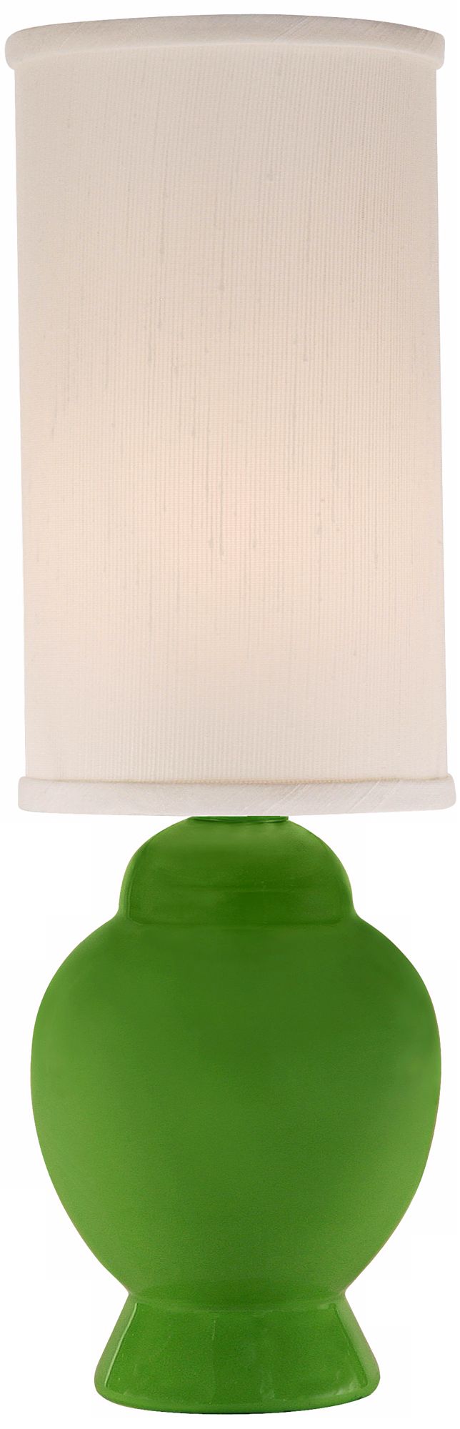 Thumprints Ginger Lime Green Ceramic Mini Accent Lamp
