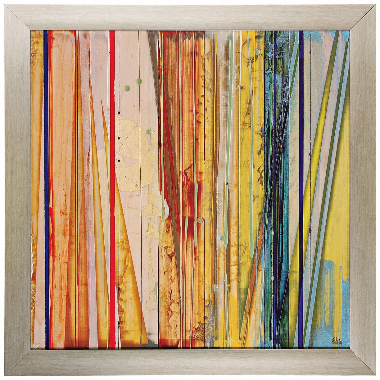 Fresh Air IV 28" Square Contemporary Wall Art