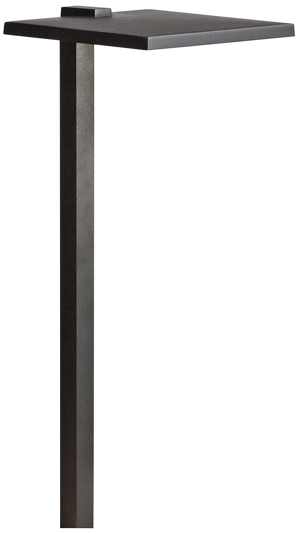 Kichler Black Shallow Shade Outdoor LED Path Light
