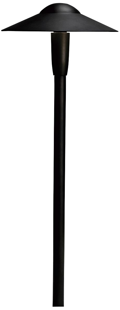 Kichler Textured Black Dome Outdoor LED Path Light