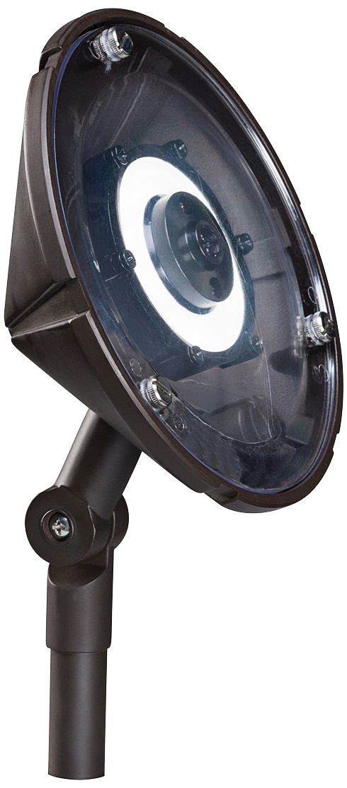Kichler Design Pro Hi/Low Wall Wash Brass Outdoor LED Light