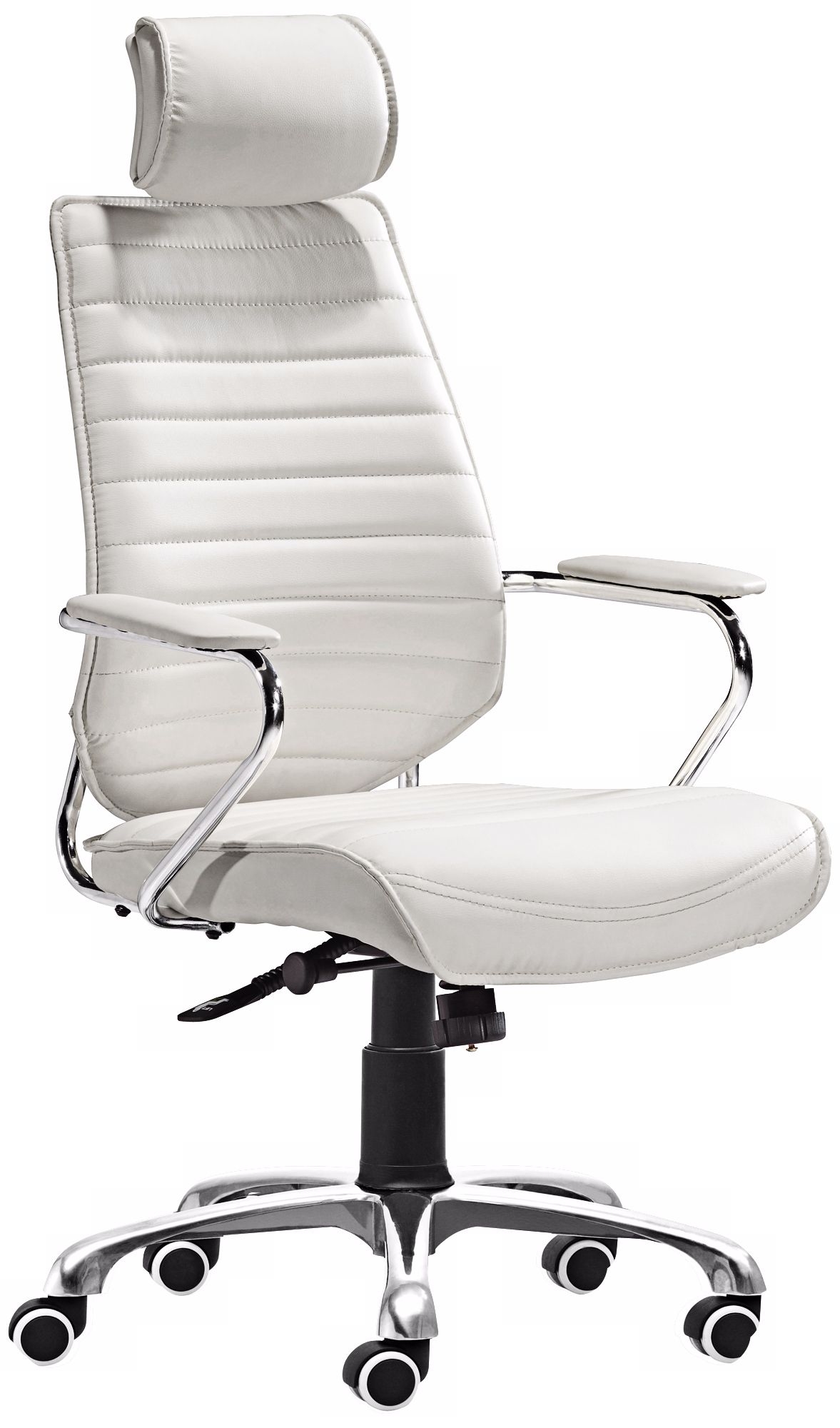 Zuo Enterprise Collection High Back White Office Chair