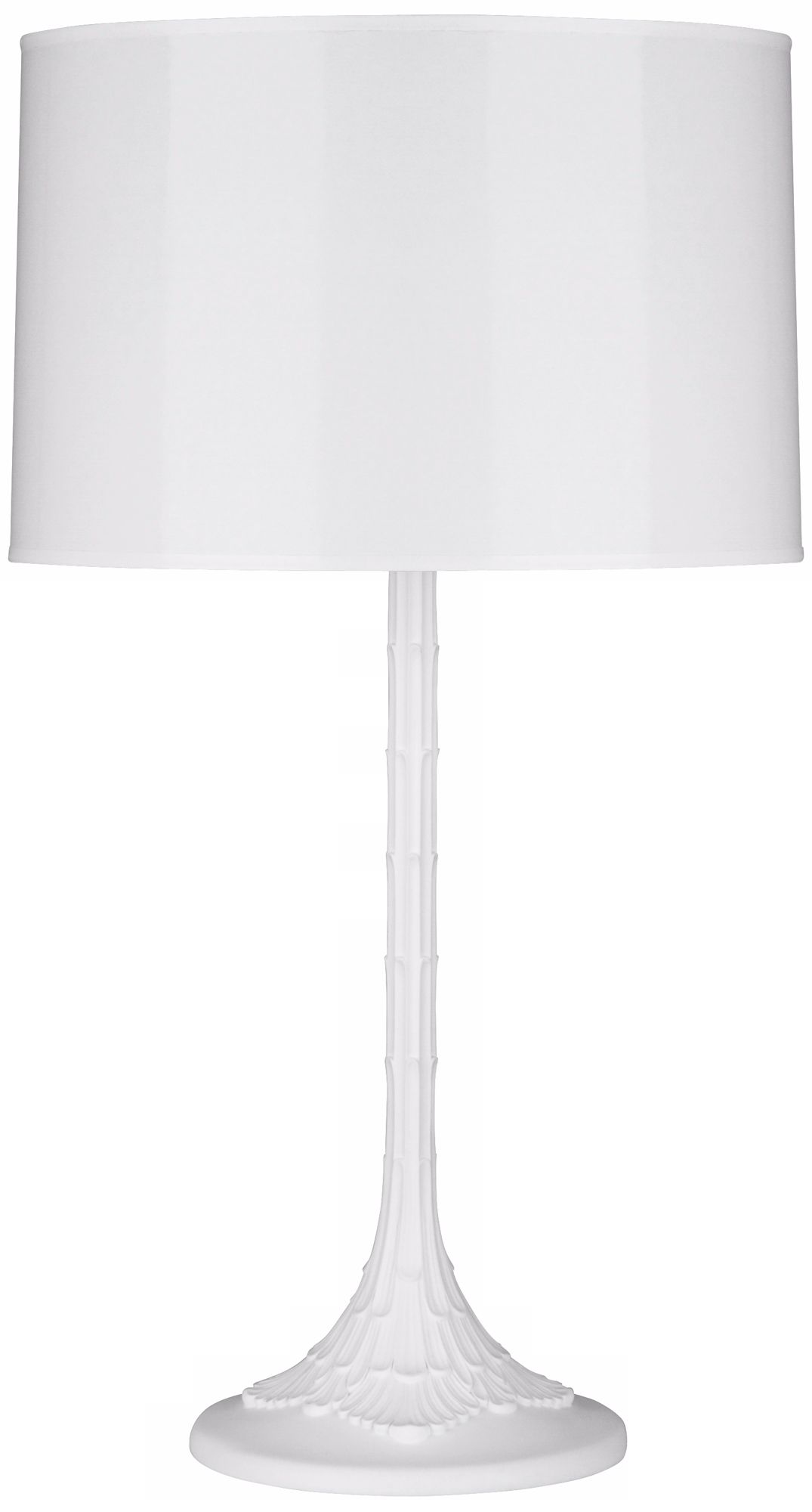 Robert Abbey Redding White Shade Modern Table Lamp