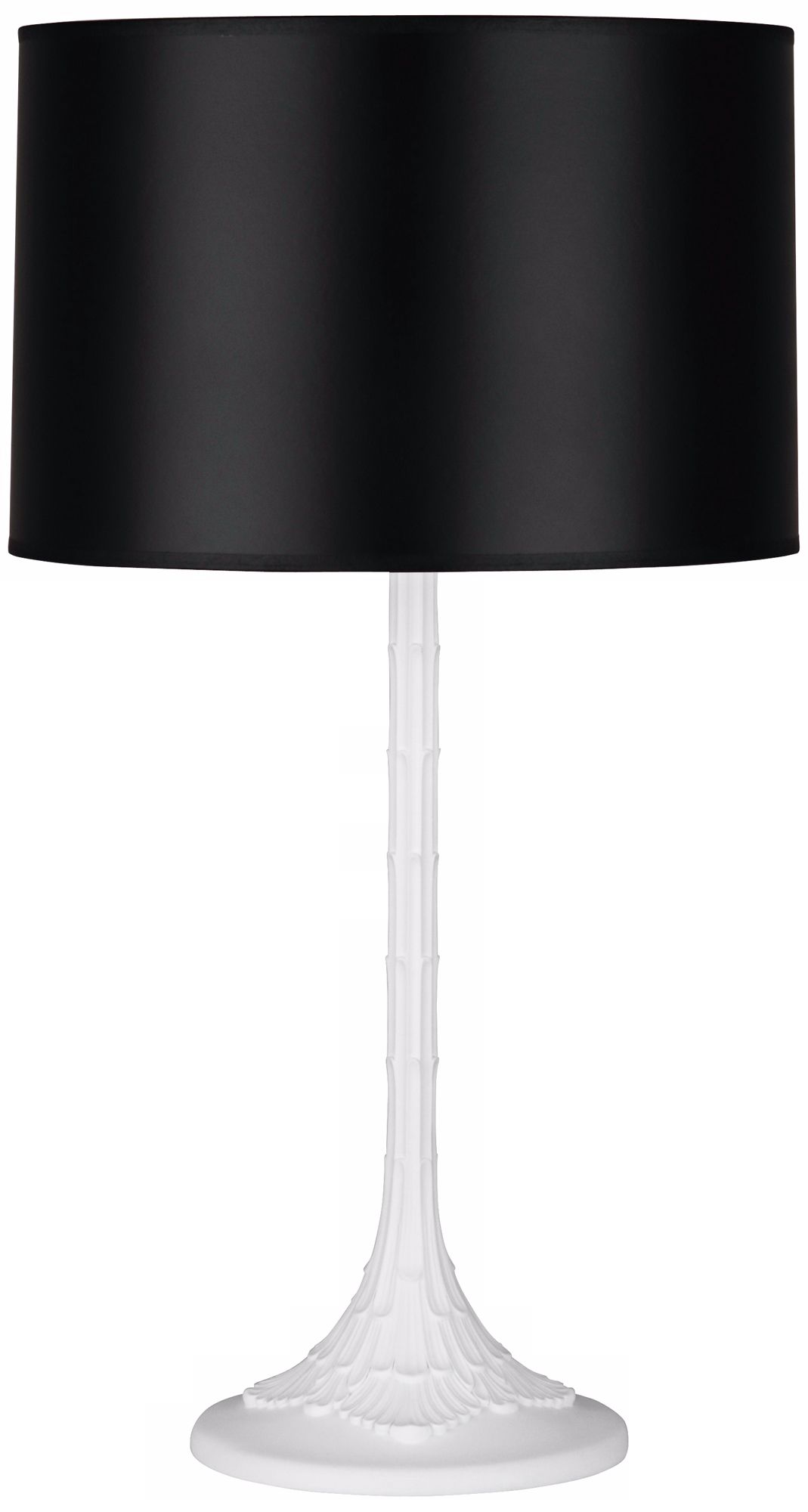 Robert Abbey Redding Black Shade Modern Table Lamp