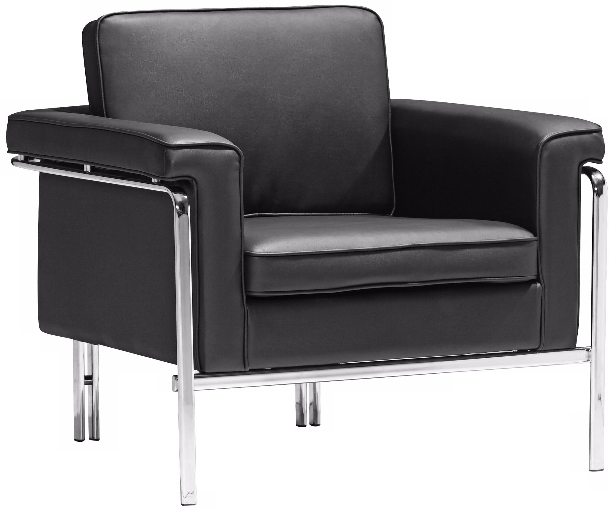 Zuo Modern Singular Black Armchair