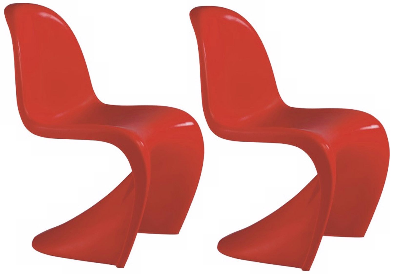 Set of 2 Zuo Baby S Red Kids Chairs