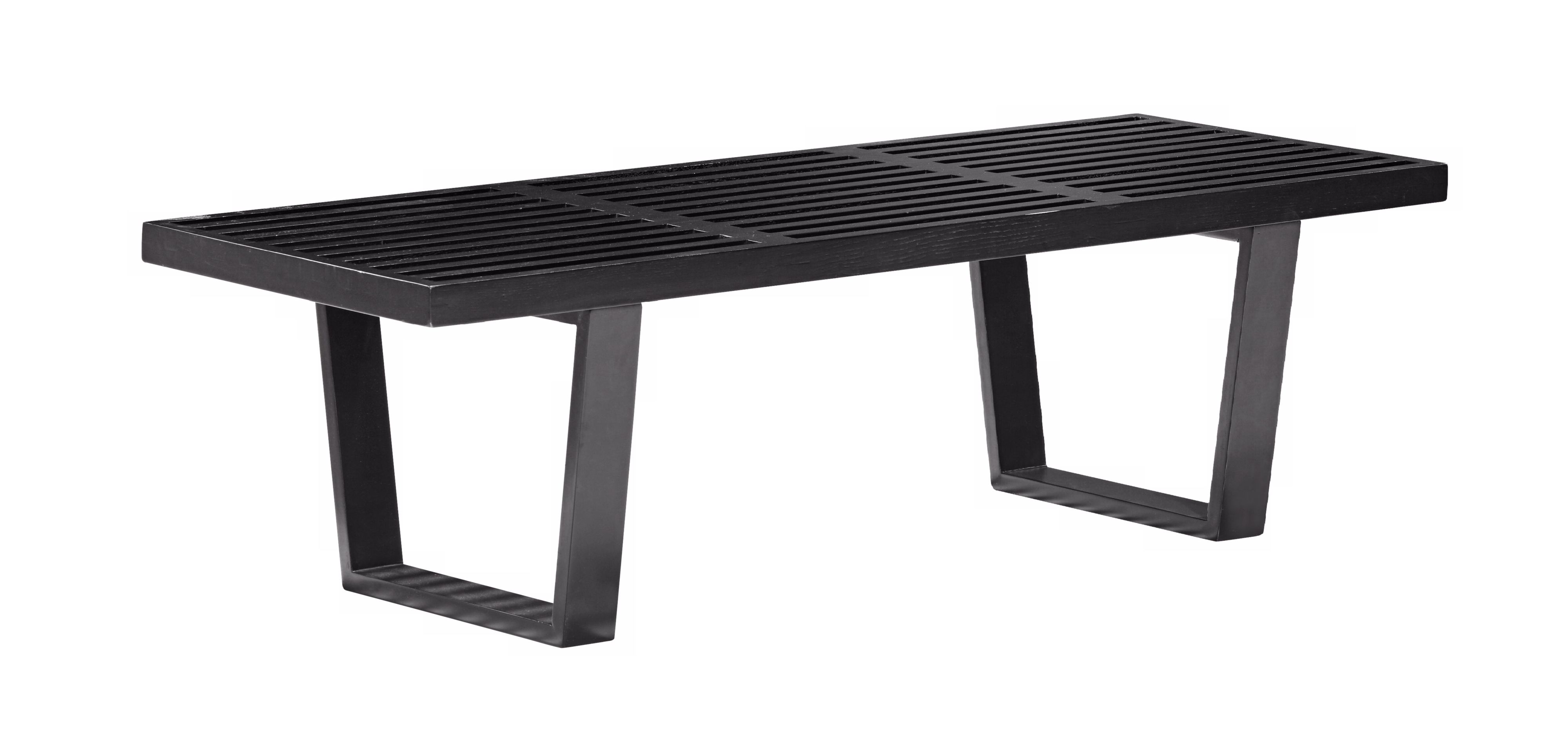 Zuo Heywood Double Black Bench