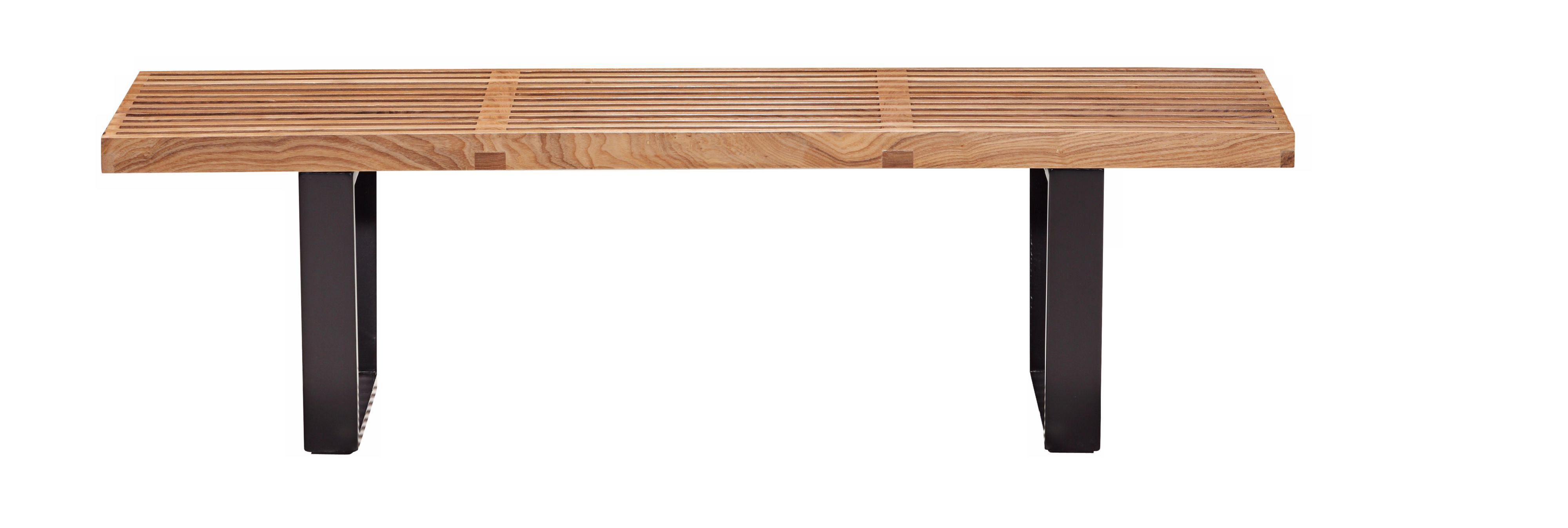 Zuo Heywood Double Natural Wood Bench