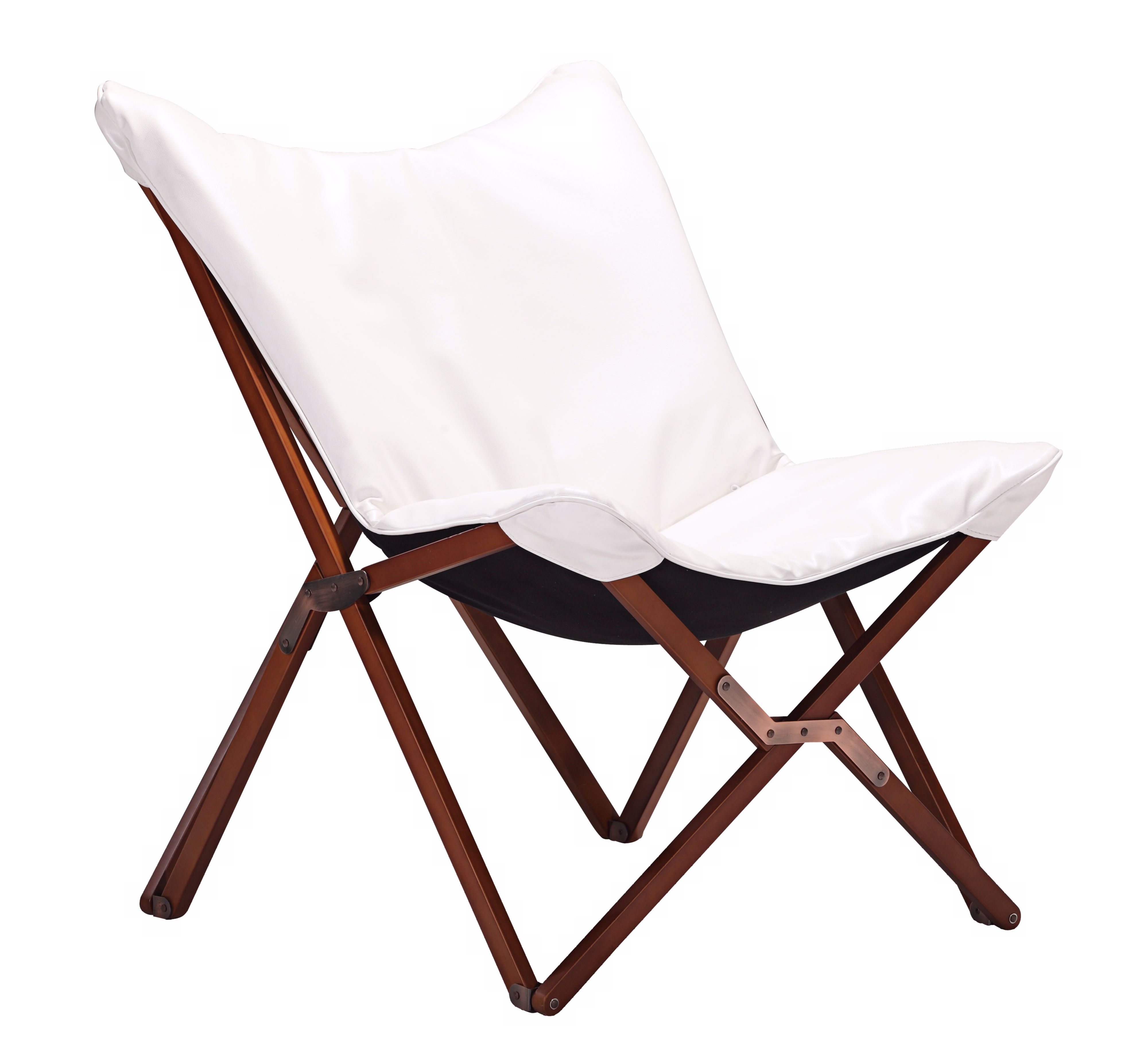 Zuo Draper White Lounge Chair