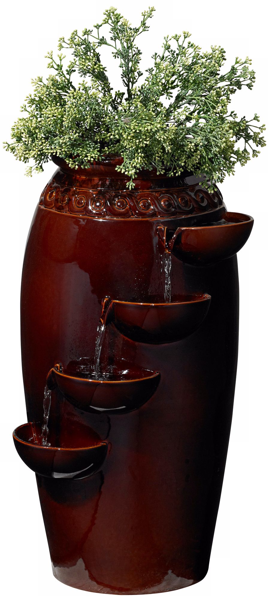 Red Cascading Indoor/Outdoor Fountain