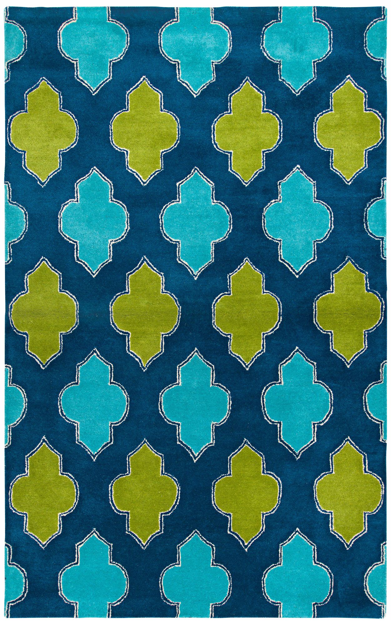 Casablanca Collection Blue Area Rug