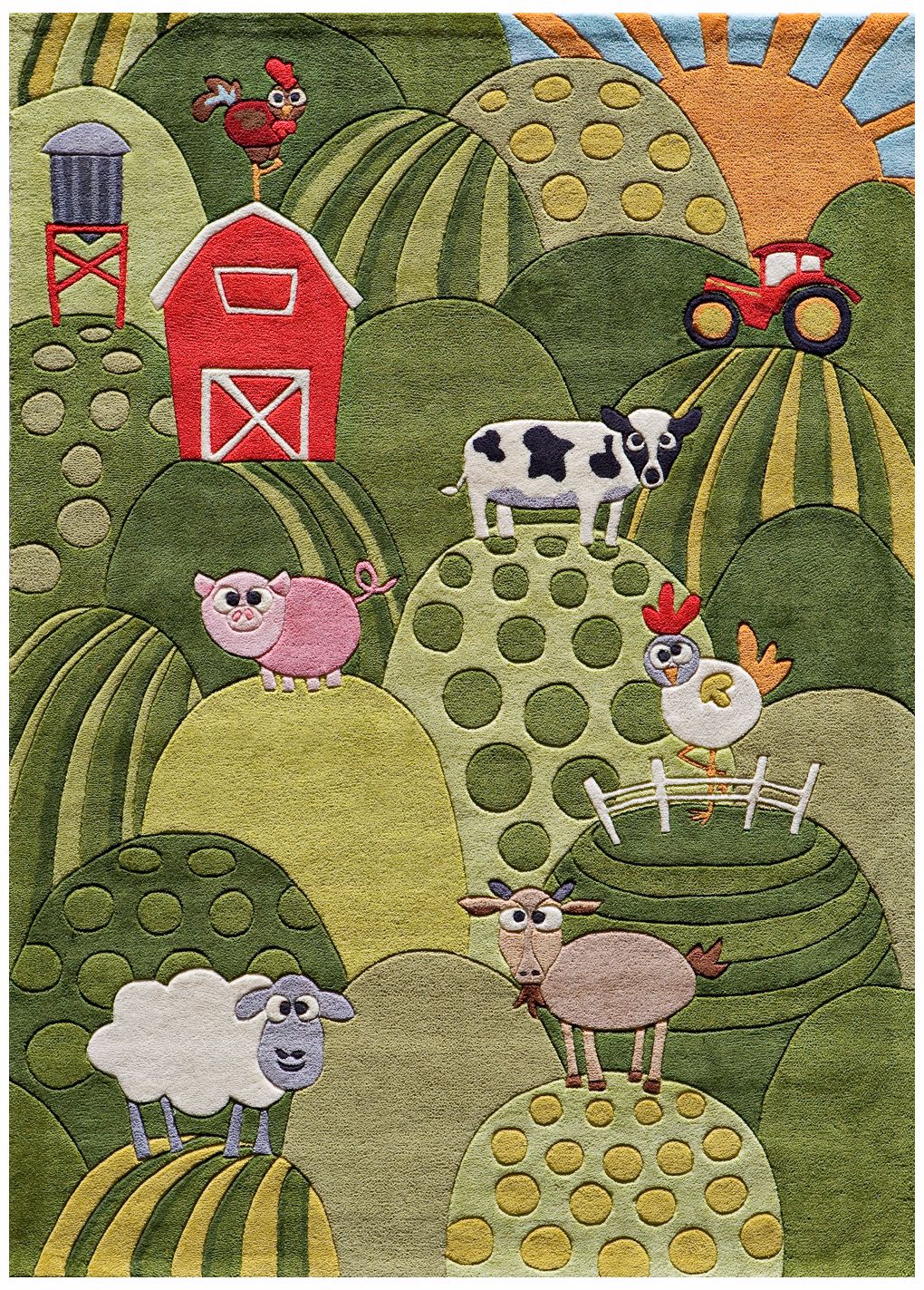 Momeni Lil Mo Whimsy LMJ-11 Grass Area Rug