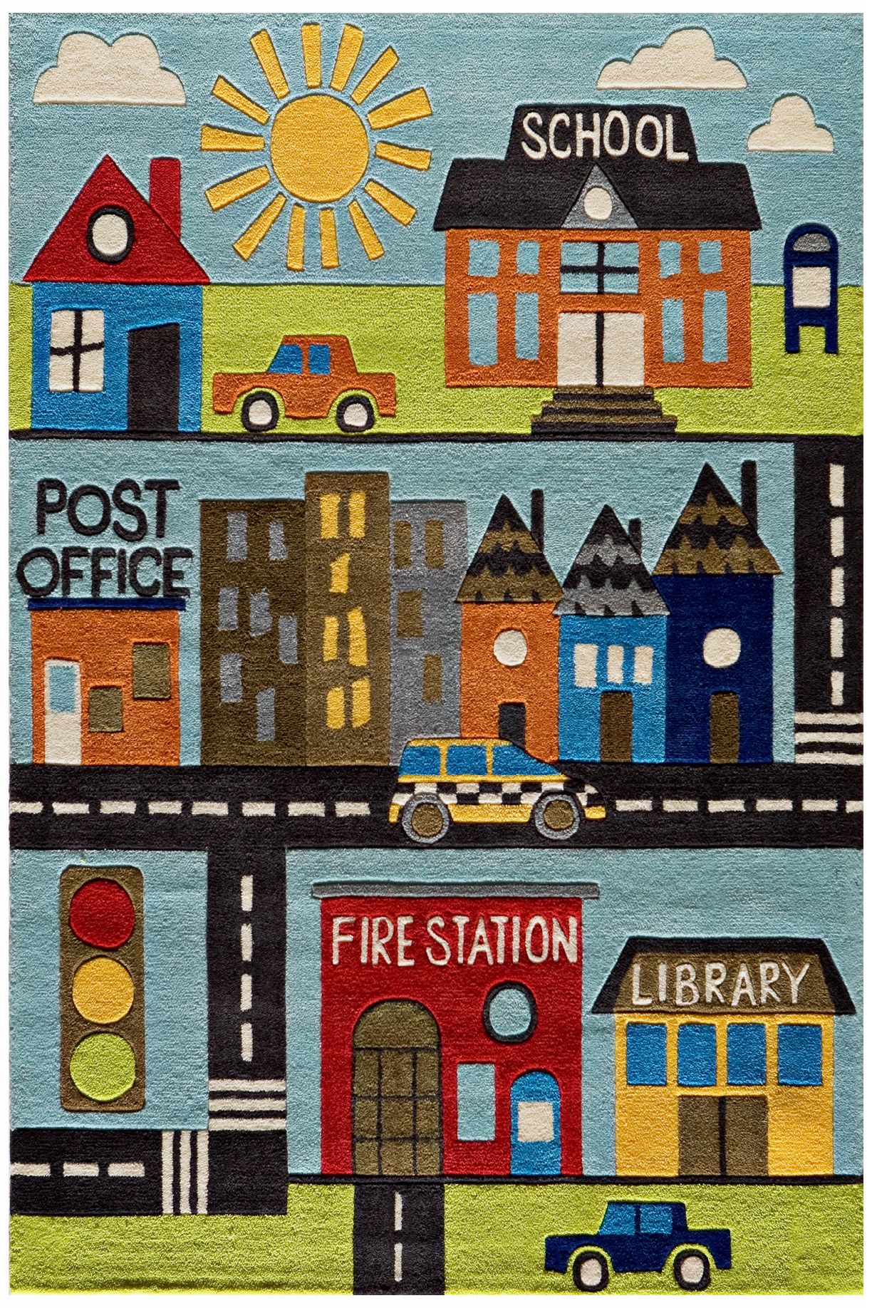 Momeni Lil Mo Whimsy LMJ-12 Town Area Rug
