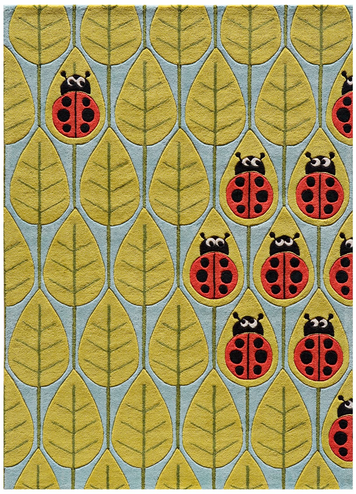 Momeni Lil Mo Whimsy LMJ-13 Ladybug Area Rug