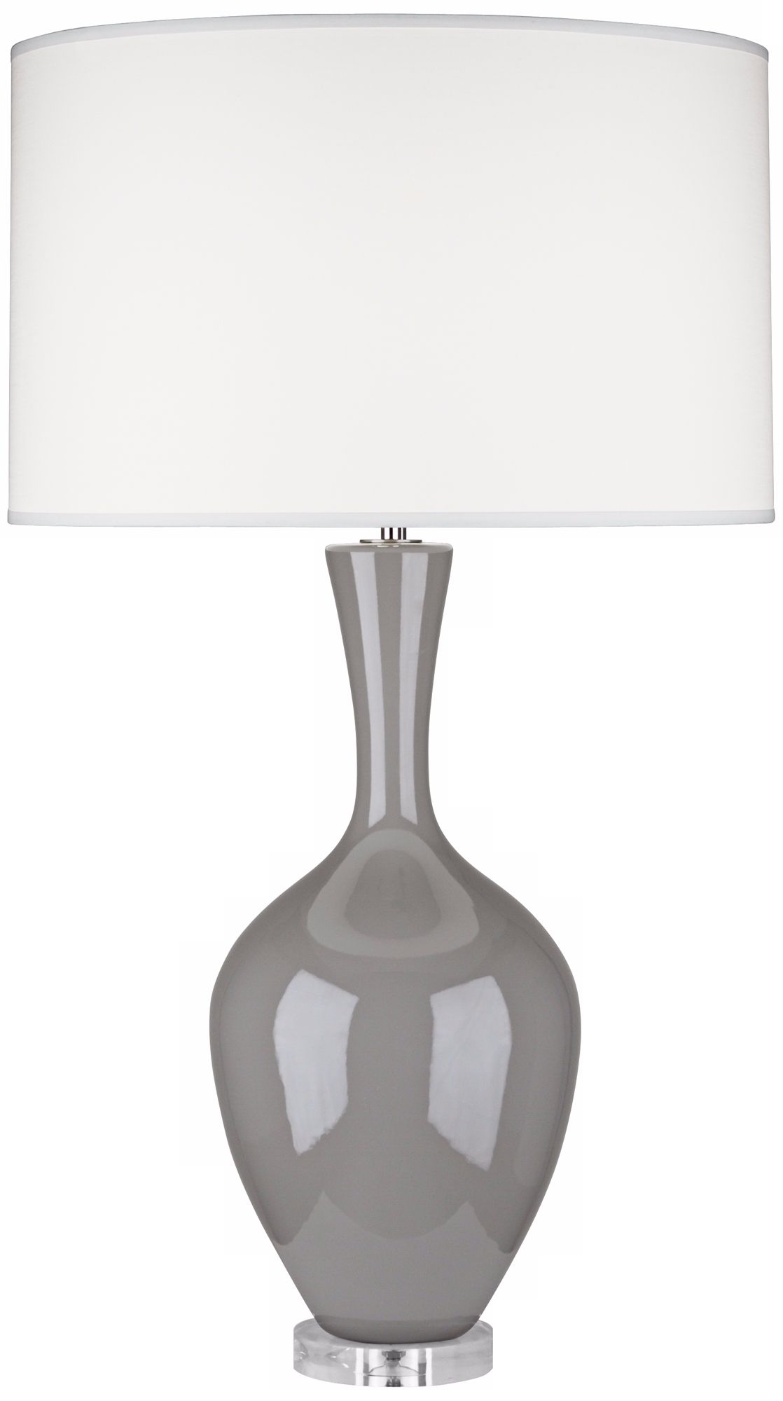 Robert Abbey Audrey Smokey Taupe Ceramic Buffet Lamp