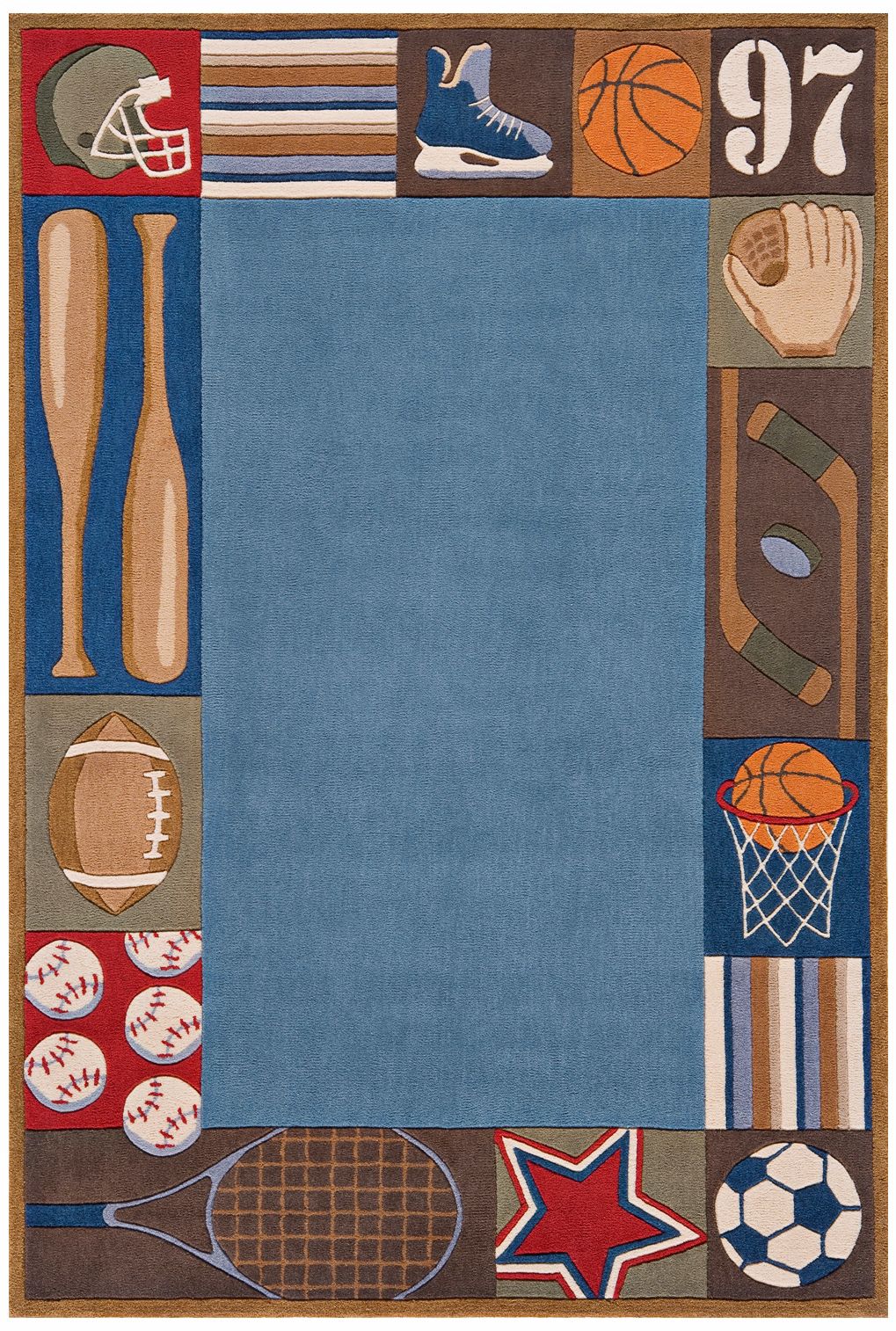 Momeni Lil Mo Whimsy LMJ-4 Denim Area Rug