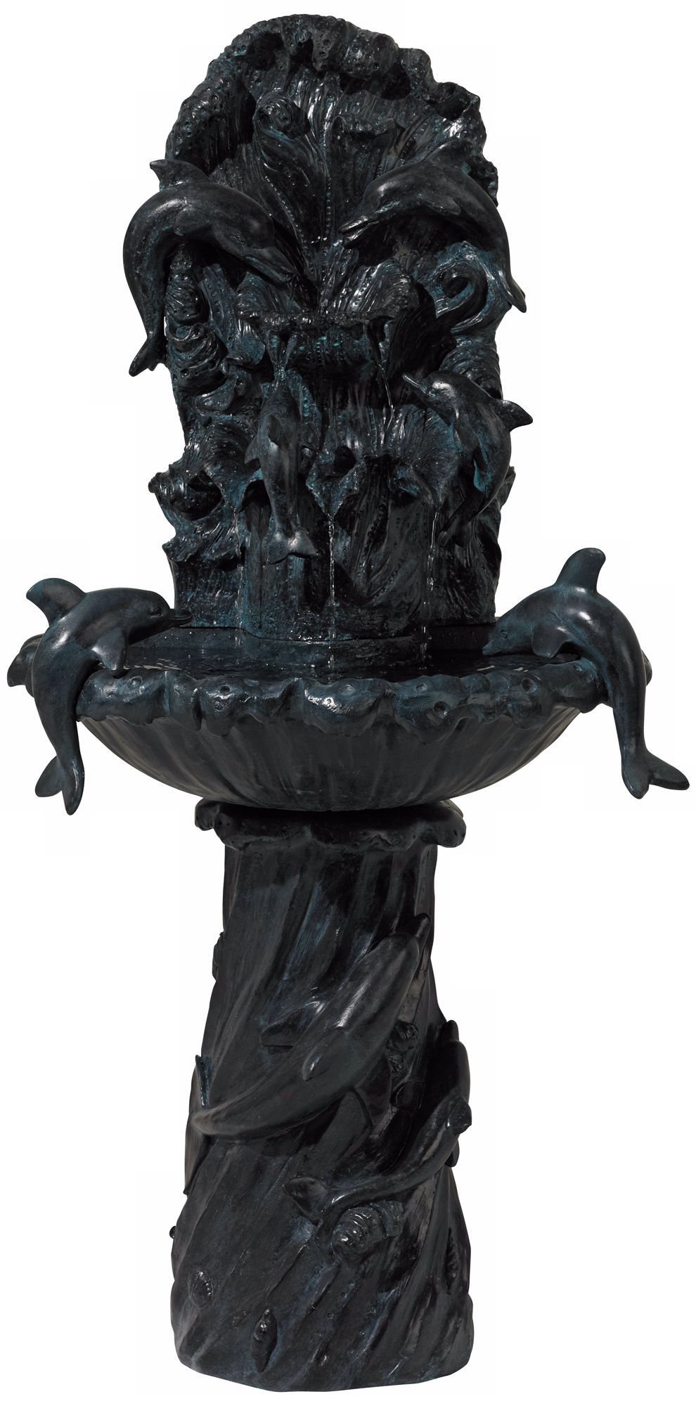 Dolphins on Waves Indoor/Outdoor Fountain