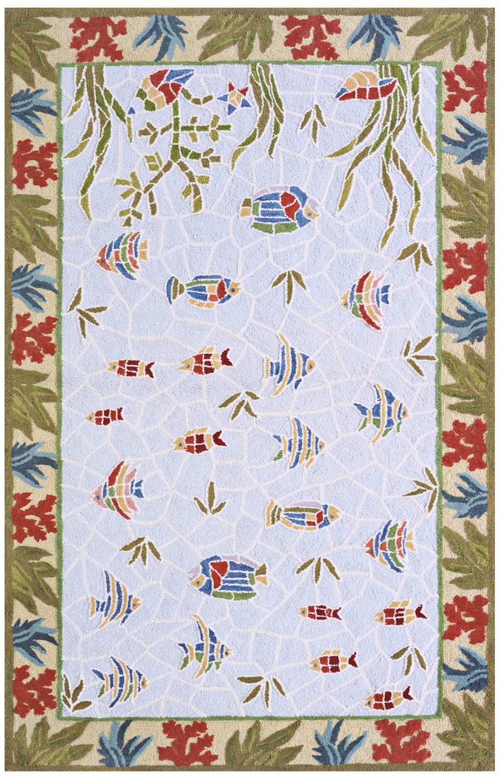 Momeni Coastal CC-05 Light Blue Area Rug