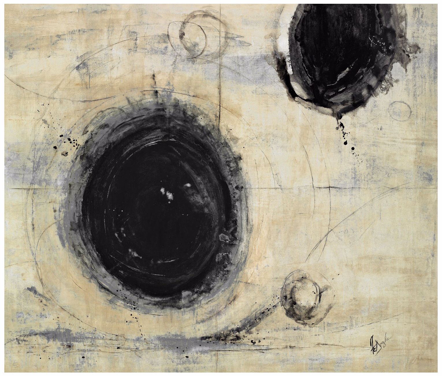Cosmos 35" Wide Giclee Wall Art