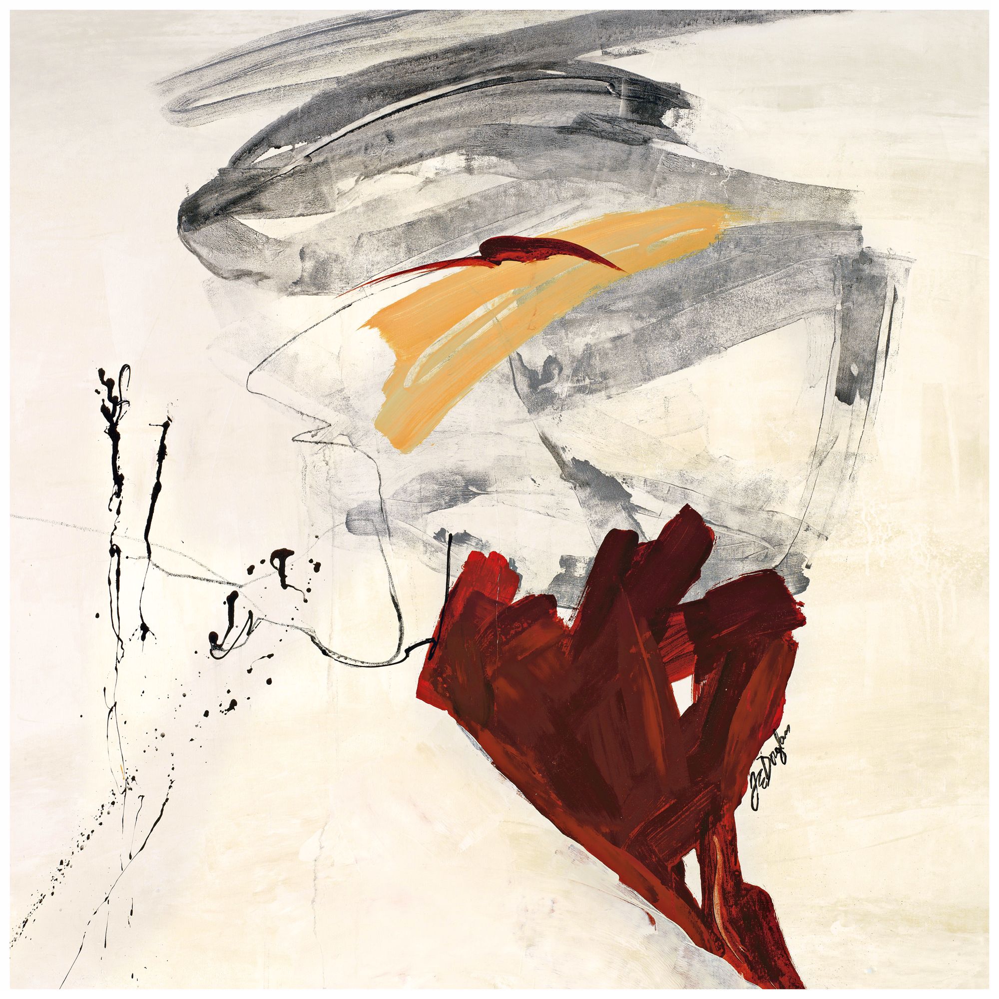 Form Vs. Function II 36" Square Giclee Wall Art
