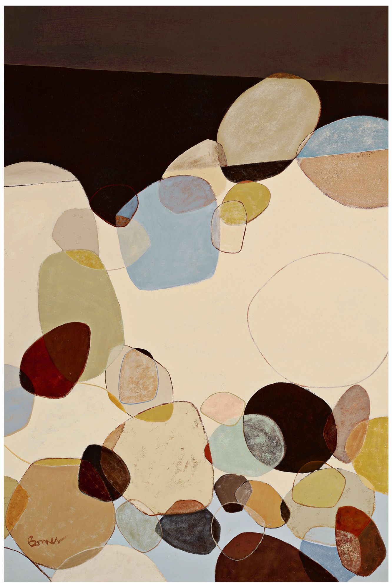 Spill 36" High Giclee Wall Art