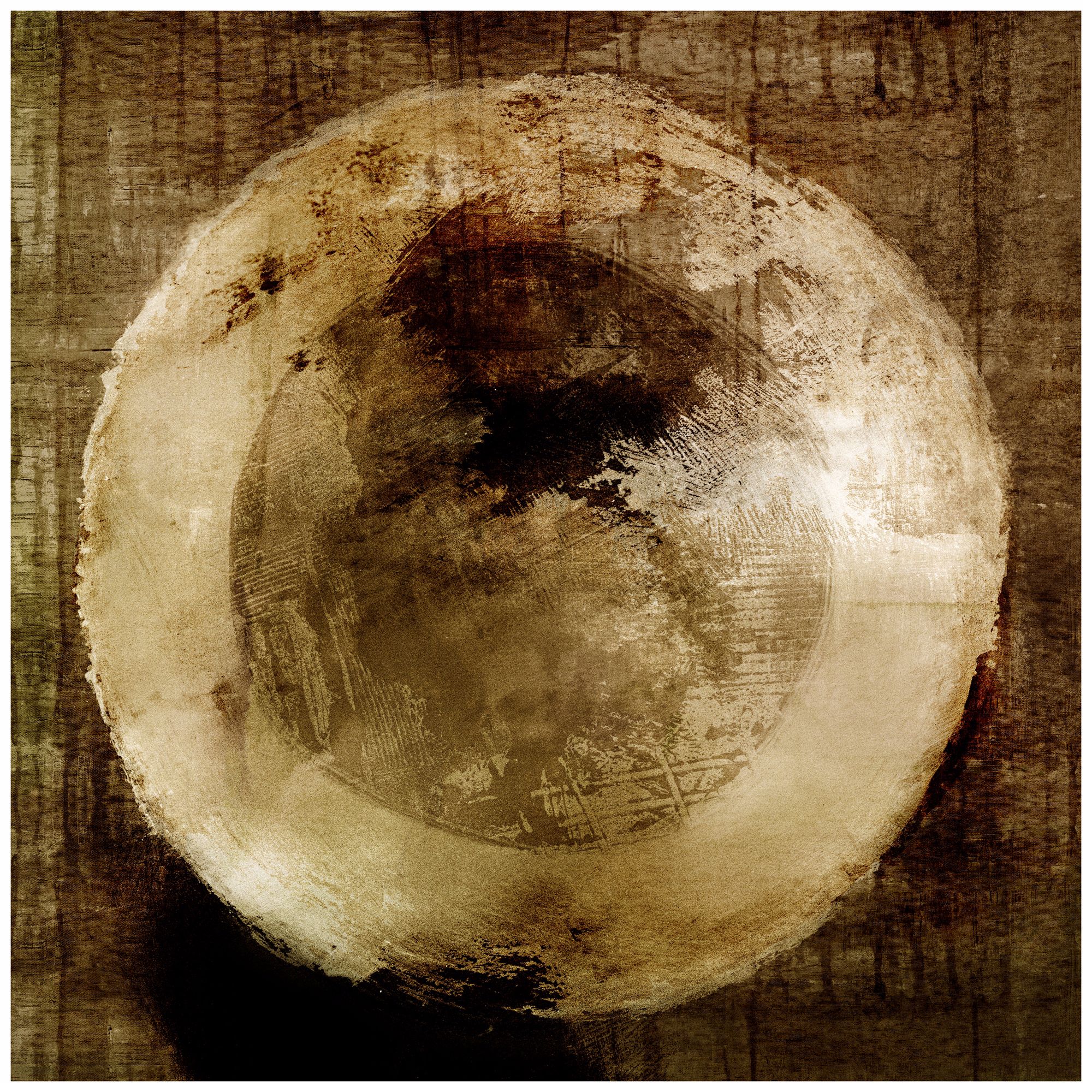Shadow on Frost I 36" Square Giclee Wall Art