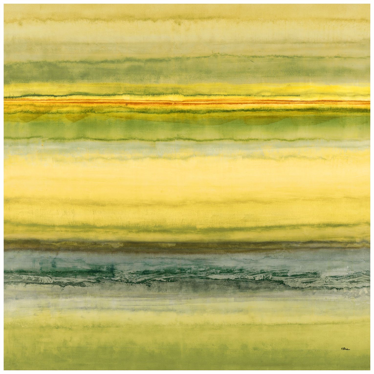 Distant Horizons 36" Square Giclee Wall Art