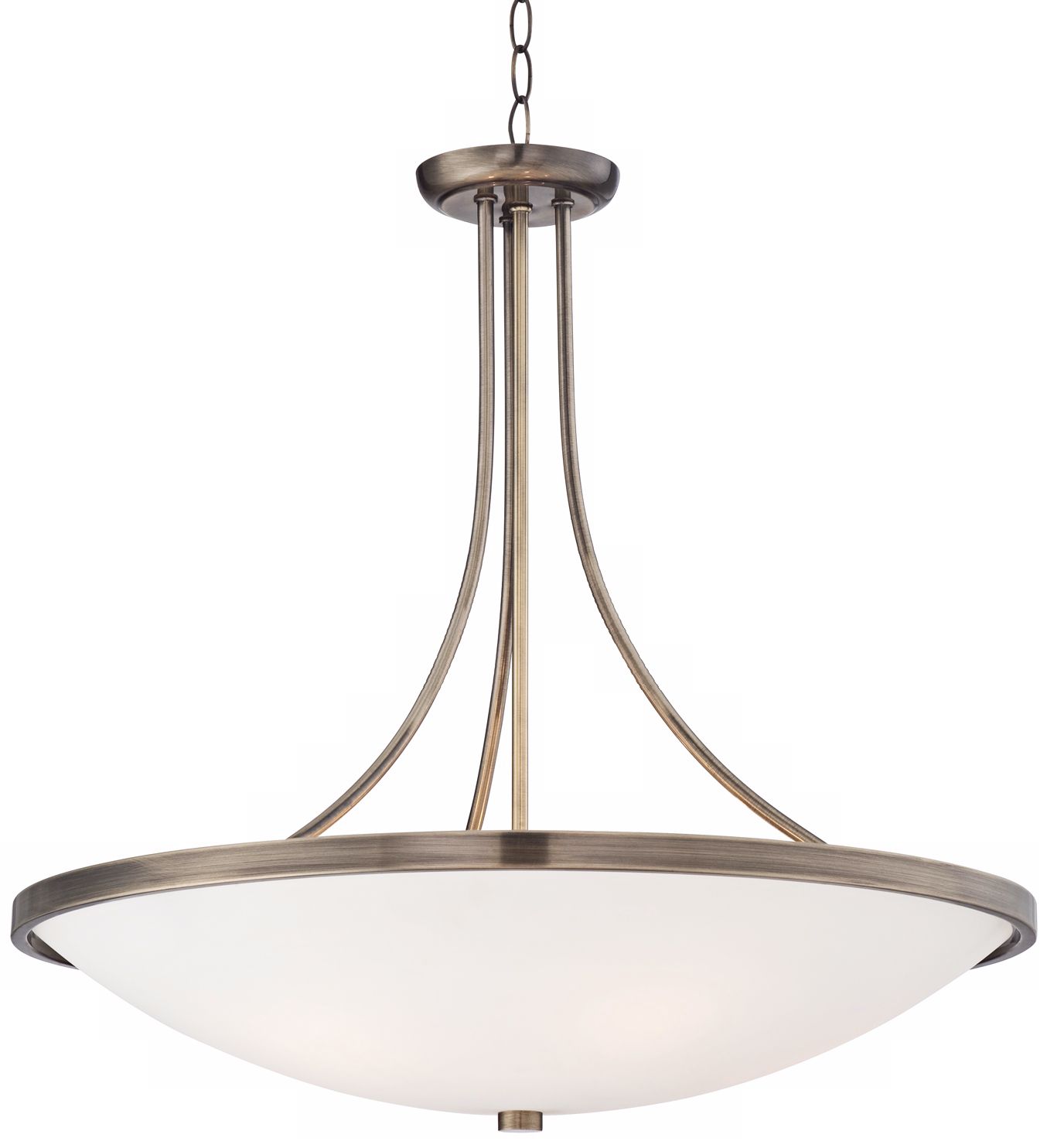 Possini Euro Antique Brass 22" Wide Pendant Light