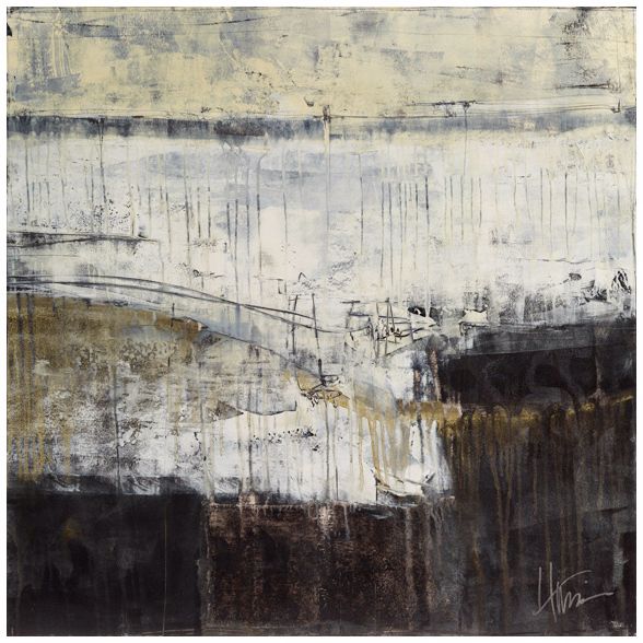 Black and White II 36" Square Giclee Wall Art