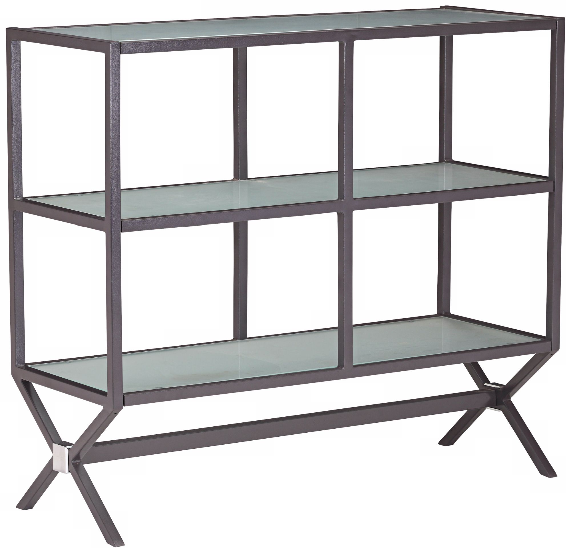 Zuo Xert Modern Smoke and Glass Buffet Console