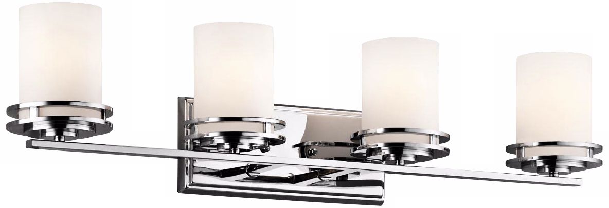 Kichler Hendrik 33 3/4" Wide Satin Opal Glass Wall Sconce