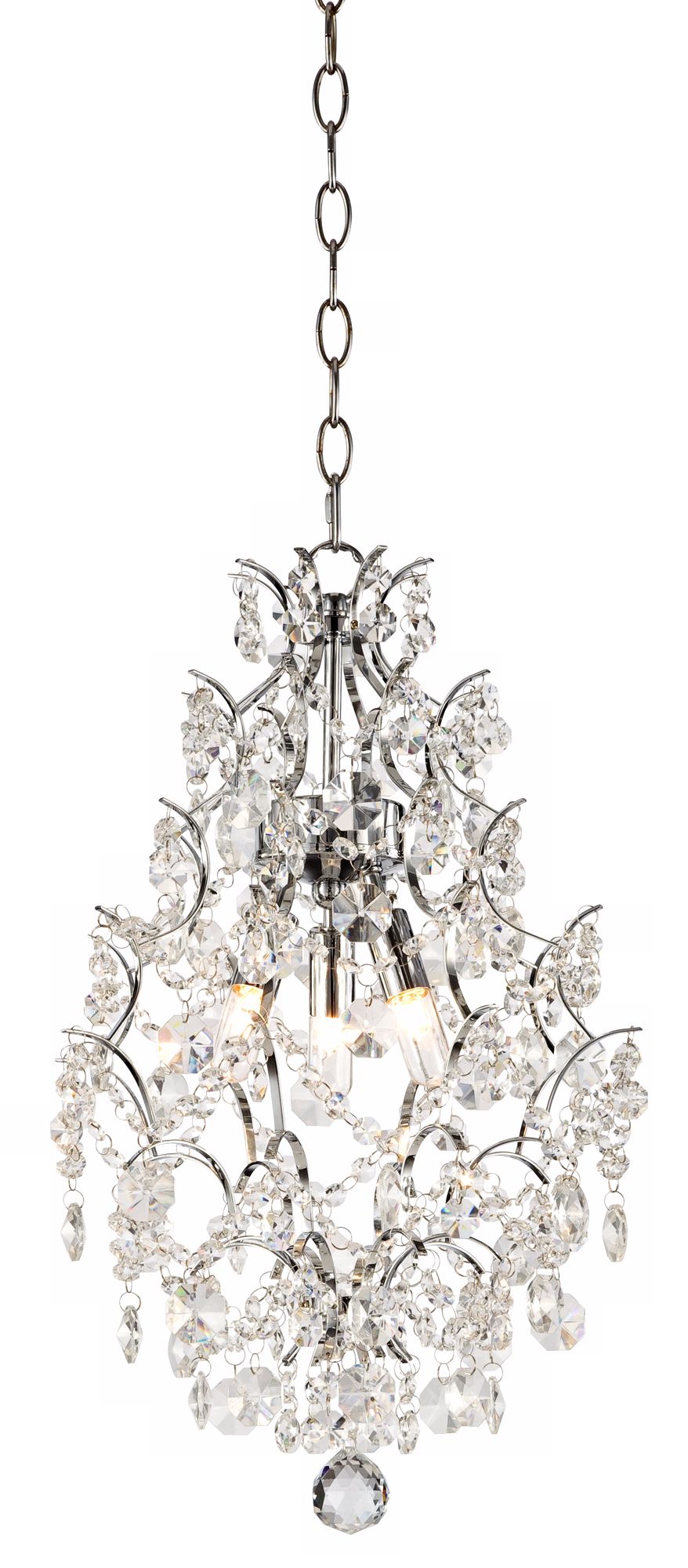 Crystal 12 1/2" Wide Pendant Chandelier