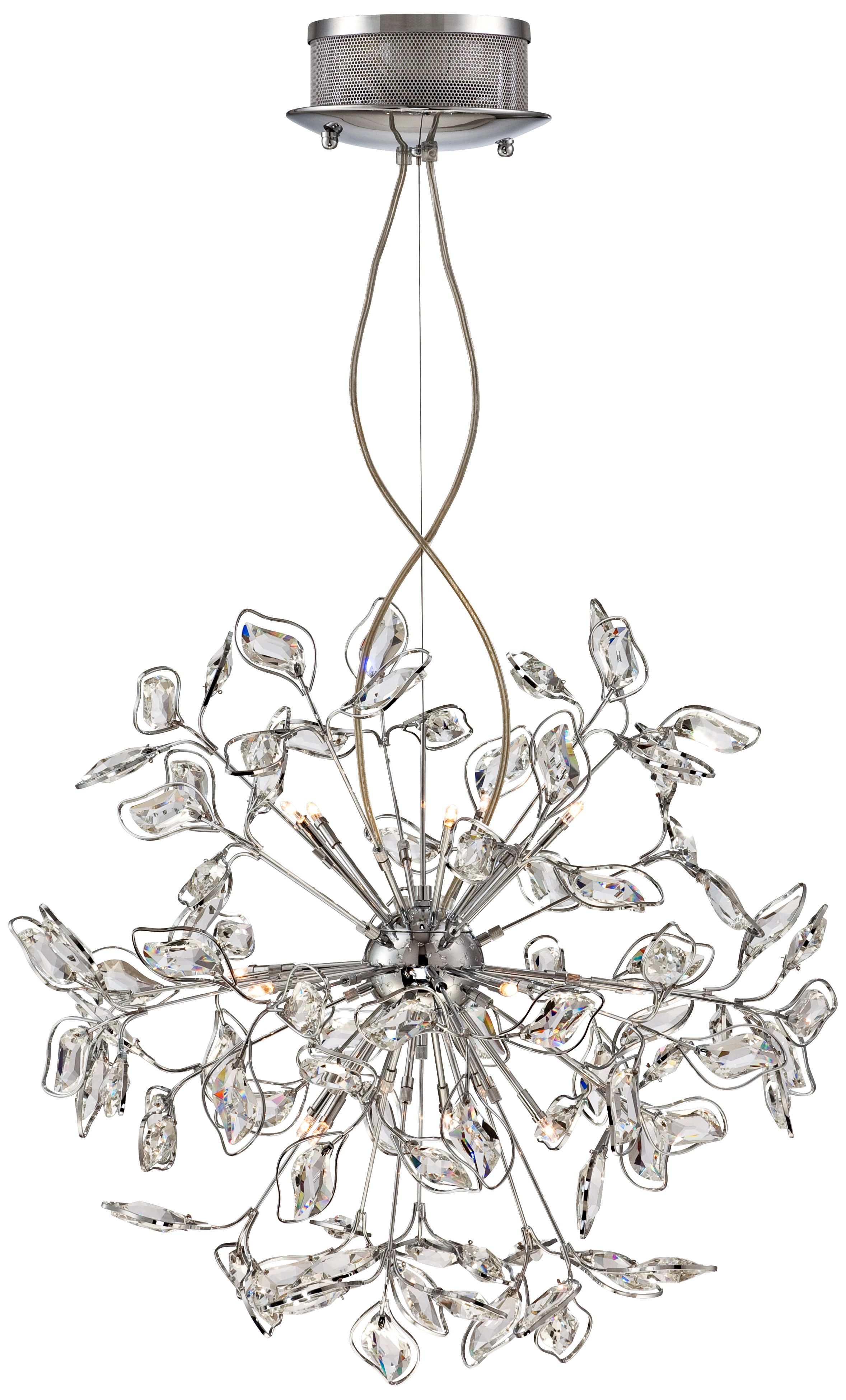 Possini Euro 25 1/2" Wide Modern Crystal Pendant Light