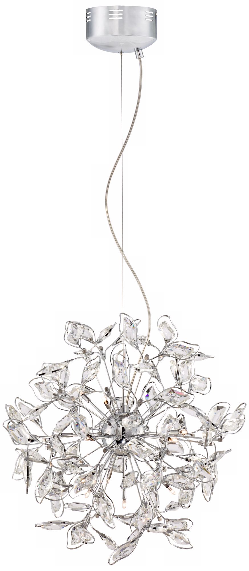 Possini Euro 12-Light Sparkle Chrome Chandelier