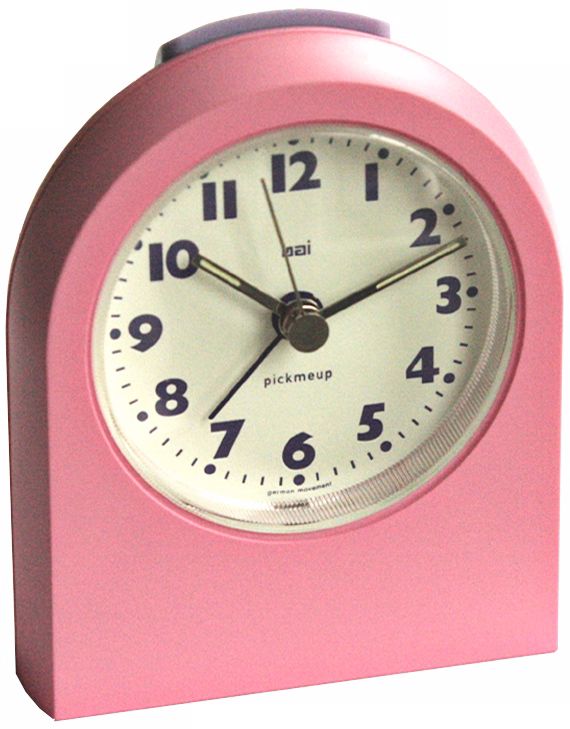 Pick-Me-Up Pink Alarm Clock