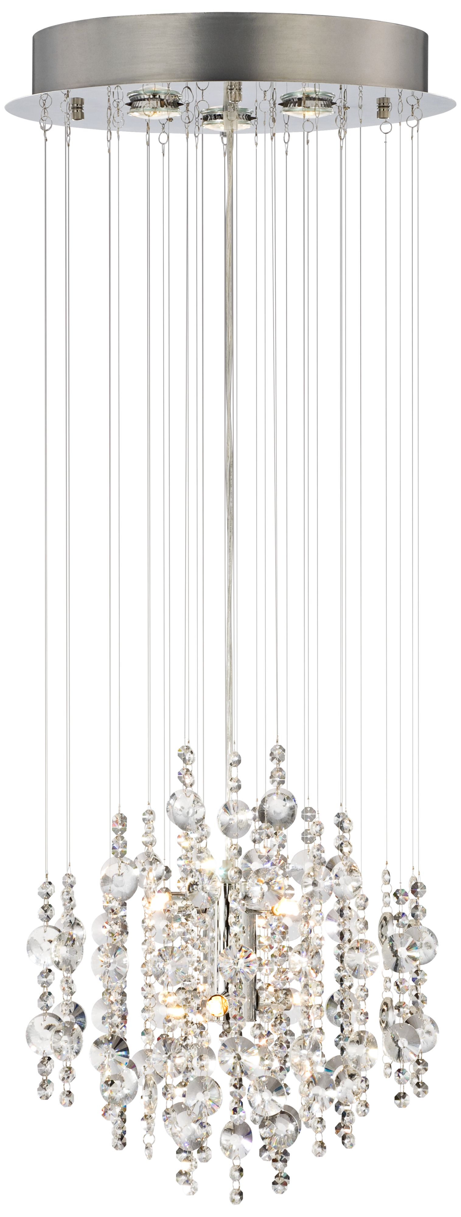 Venris 16" Wide Crystal Pendant Chandelier