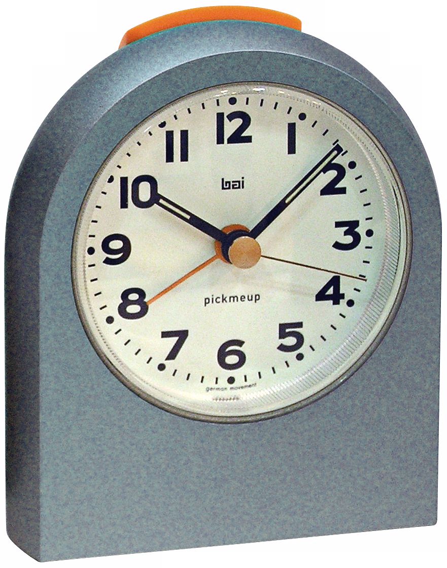 Pick-Me-Up Mega Metal Blue Alarm Clock