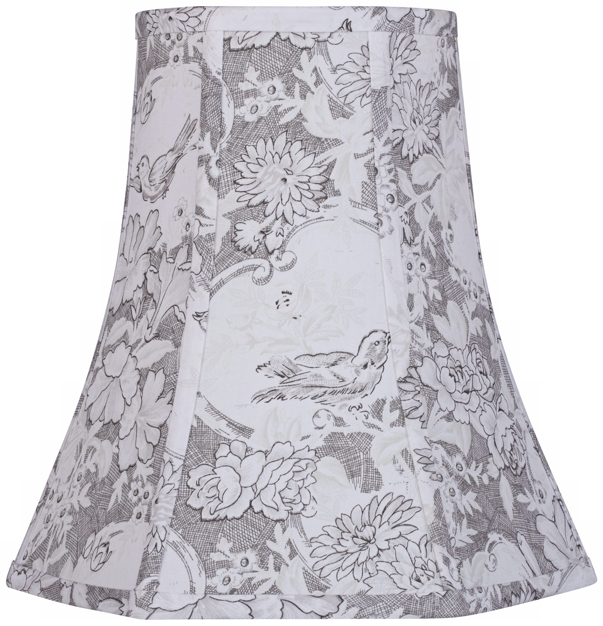 Brown Toile Lamp Shade 6x11x11 (Spider)