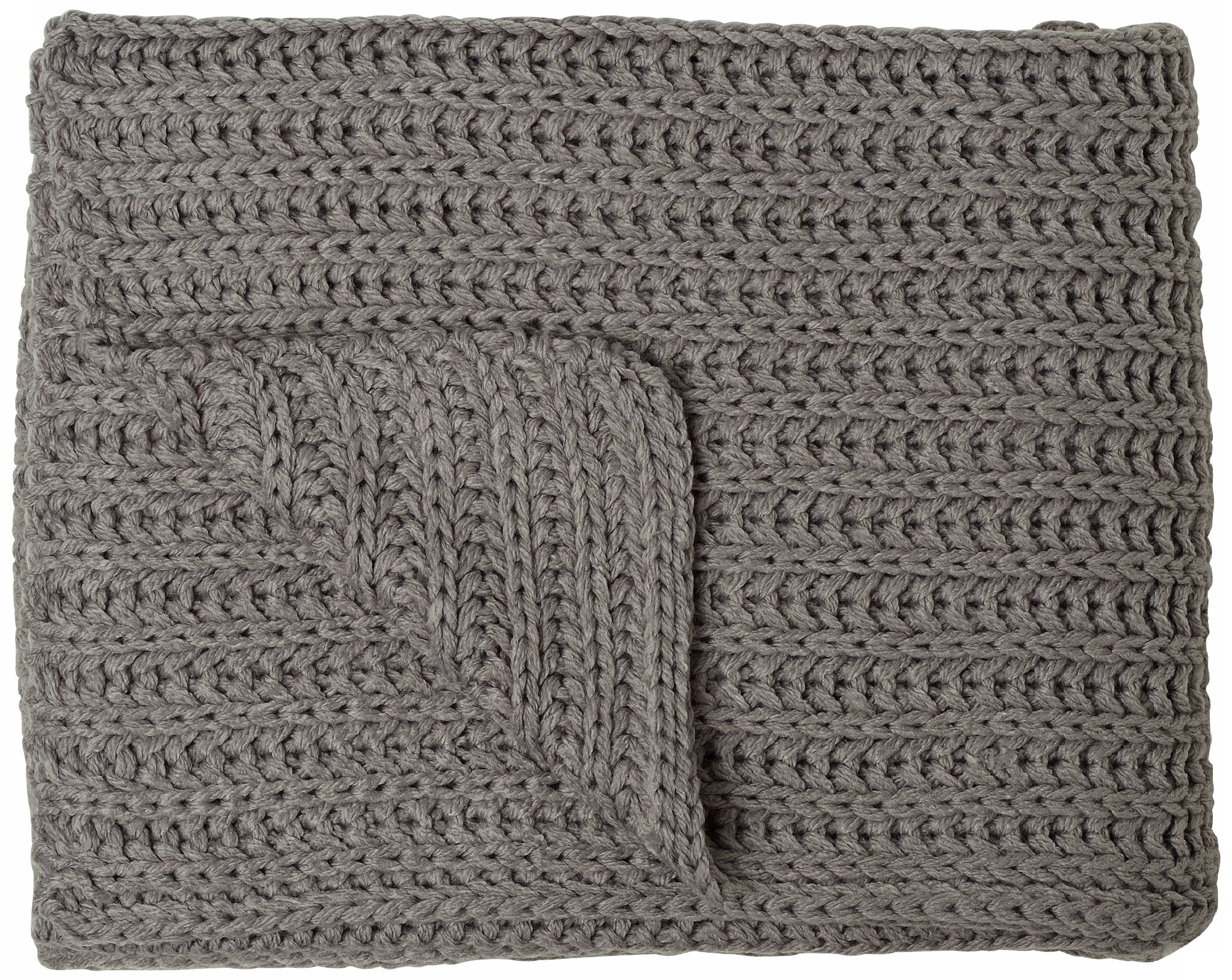 Chesterfield Dove Grey Tone Decorative Throw Blanket