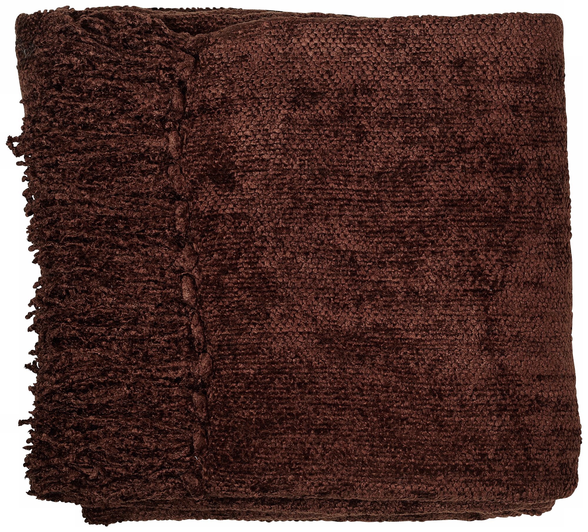 Wellesley Bark Tone Chenille Throw Blanket