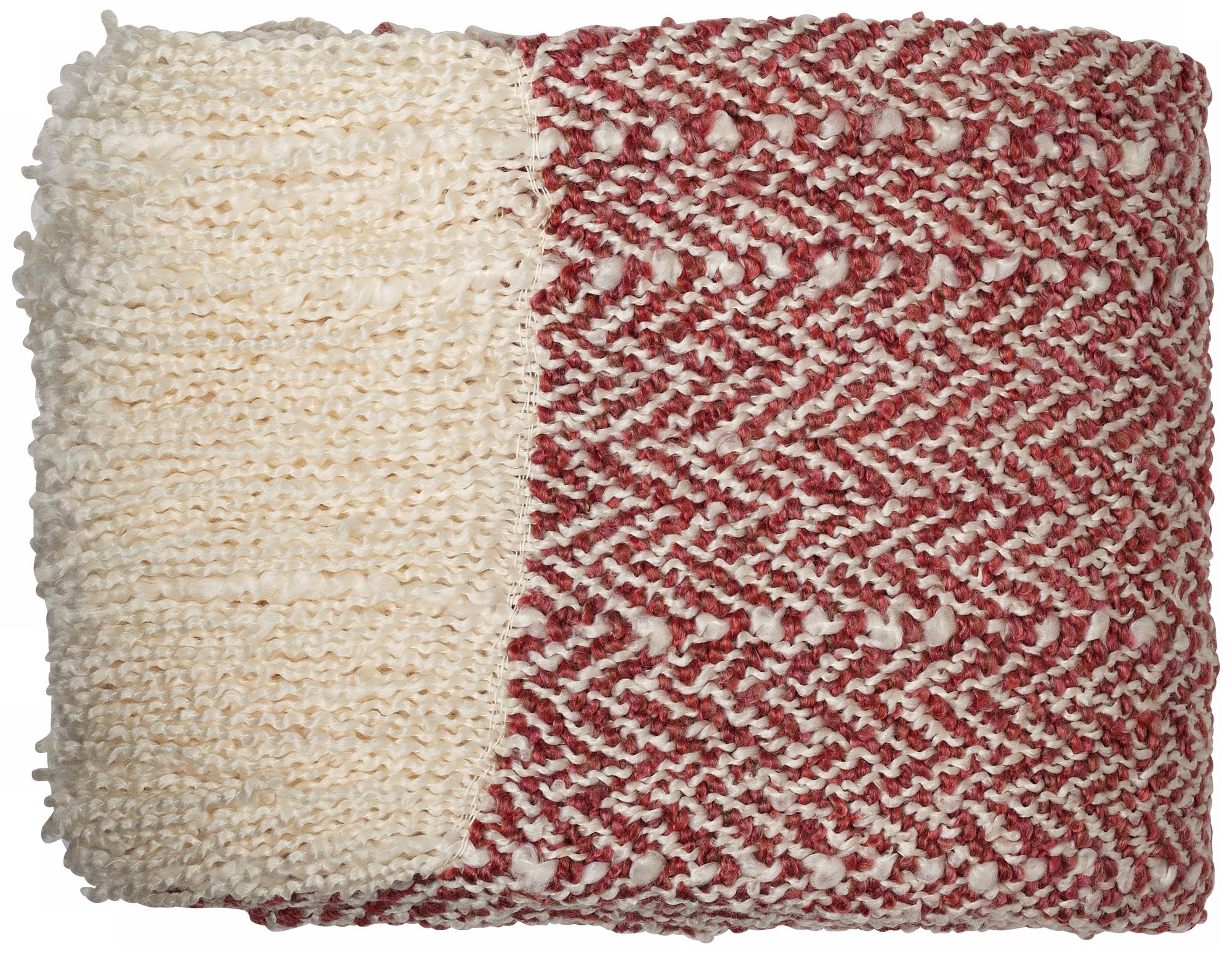 Dartmouth Rose and Cream Throw Blanket