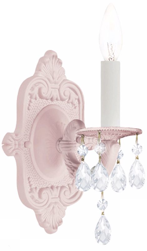 Crystorama Paris Flea Market Crystal 11" High Wall Sconce